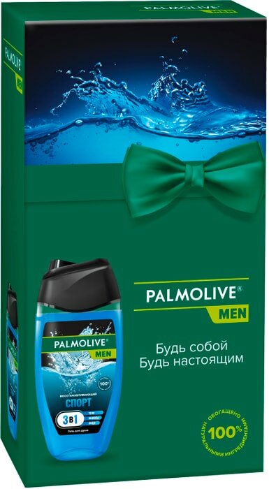 Подарочный набор Palmolive Men Спорт Гель для душа 3в1 250мл