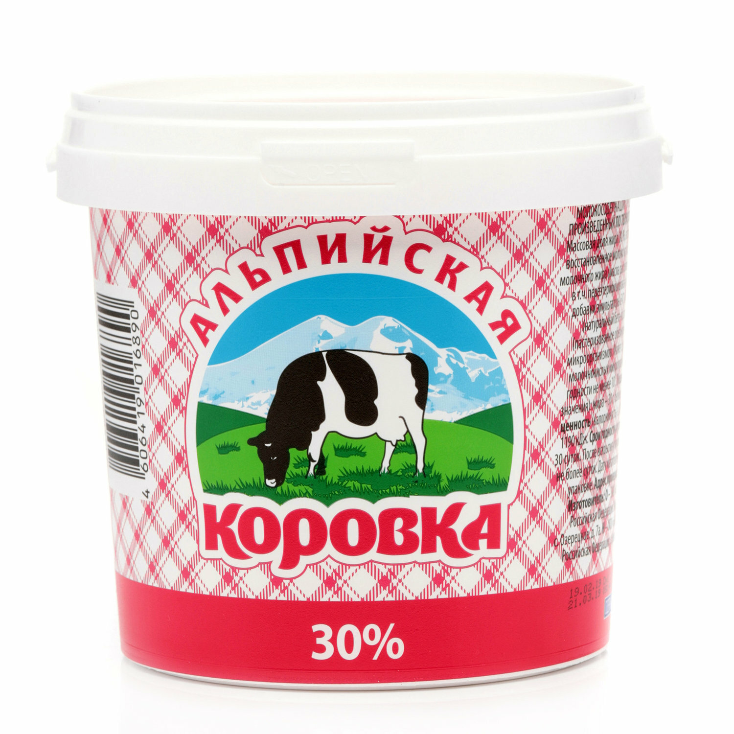 Сметанный продукт Альпийская коровка