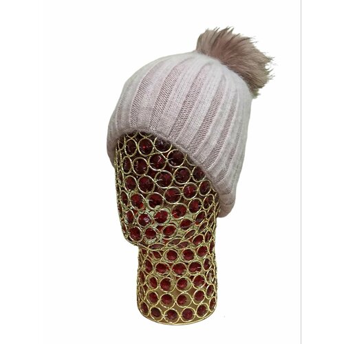 фото Шапка scandza, размер 54-58, пыльная роза, розовый