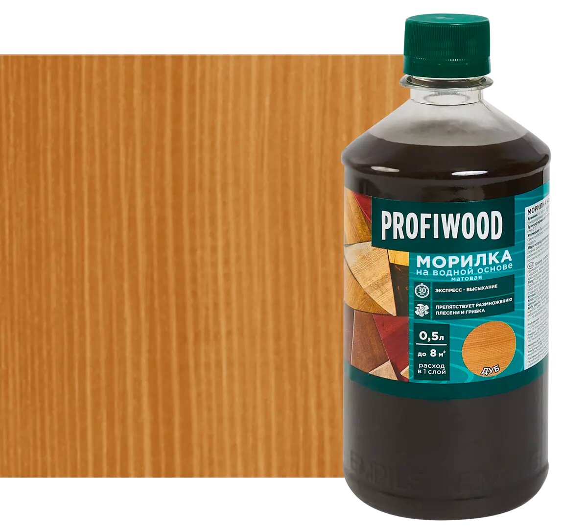 Морилка Profiwood матовая дуб 0.5 кг