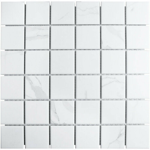 Мозаика Starmosaic 48х48 Carrara Matt 30,6x30,6 (цена за 1 шт)