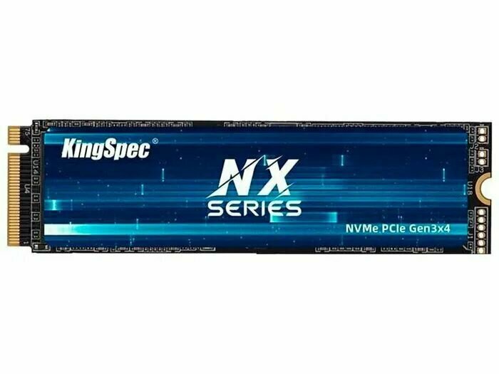 Внутренний SSD Kingspec NX-256 2280, 256 Гб, M.2 2280, 3200/1600 МБ/с, NX-256 2280