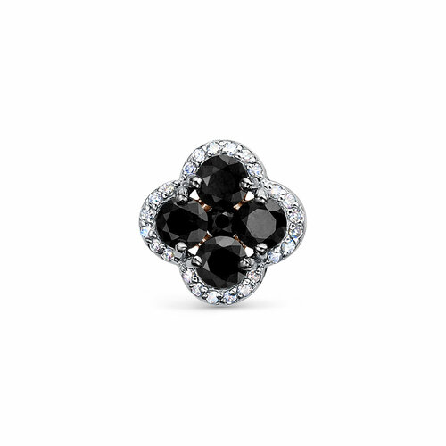 фото Подвеска vesna jewelry, красное золото, 585 проба, родирование, бриллиант
