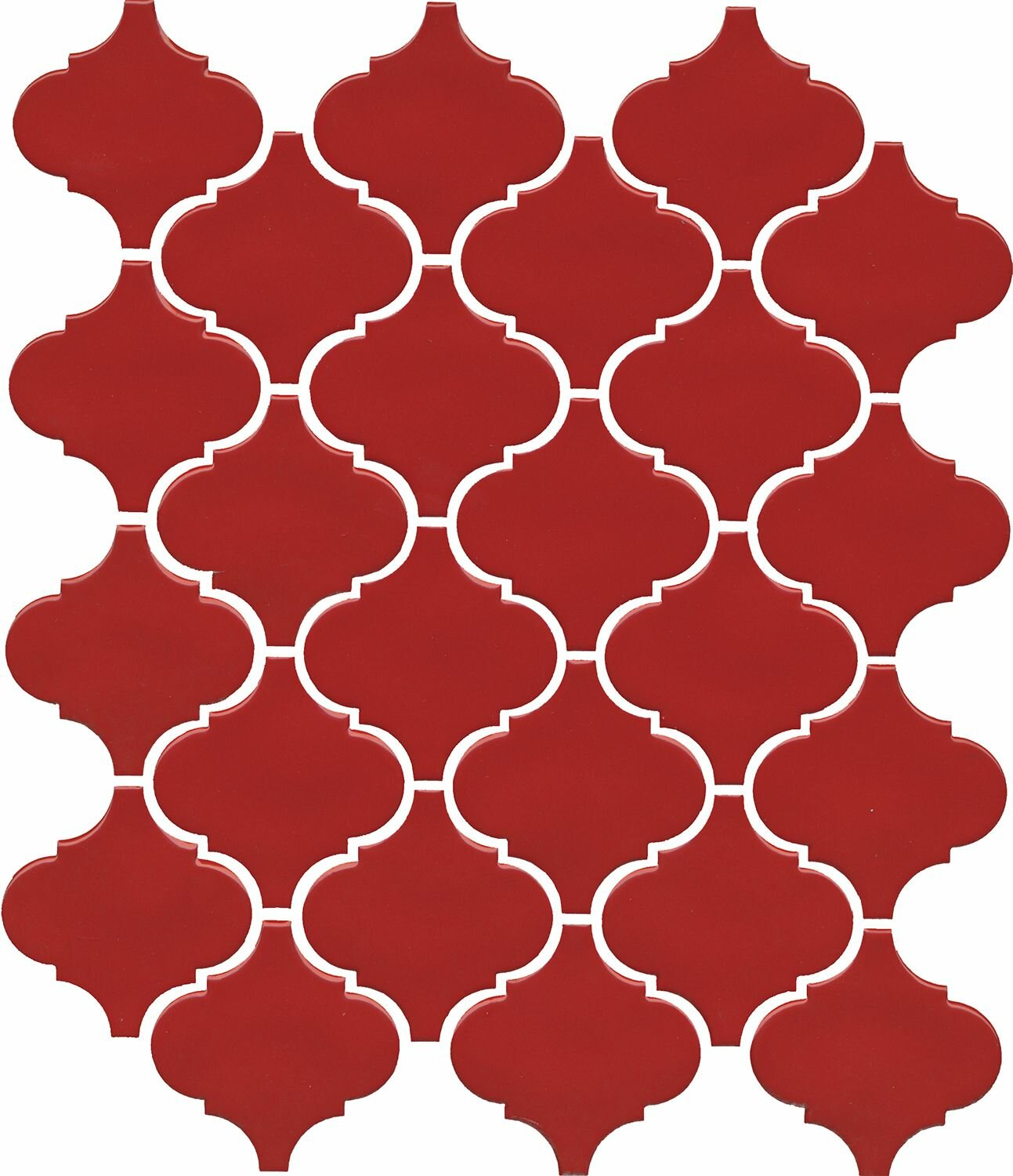 65013 Авейру мозаичный красный глянцевый 26х30 керам. плитка