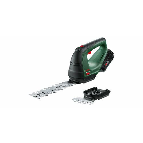 BOSCH Advanced Shear 18V-10, 2 А·ч, 18 В, с АКБ и ЗУ кусторез bosch advancedshear 18v 10 0600857001