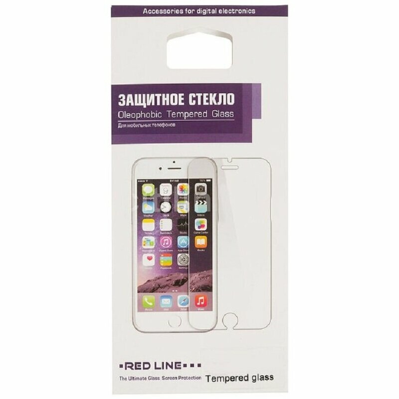 Защитное стекло для iPhone Red Line - фото №6