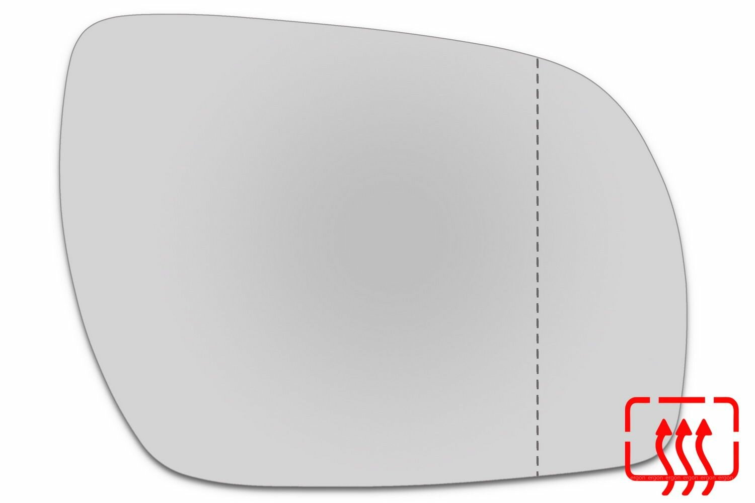 Зеркальный элемент правый NISSAN Murano I (03-08) асферика нейтральный с обогревом