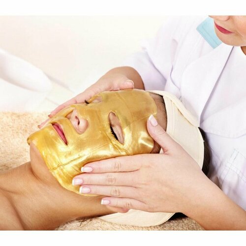 Коллагеновая кристаллическая золотая маска для лица Clarena Crystal Collagen Gold Mask 1шт