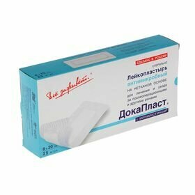 Изображение Докапласт - лейкопластырь, без лекарственных средств, 6x10 см