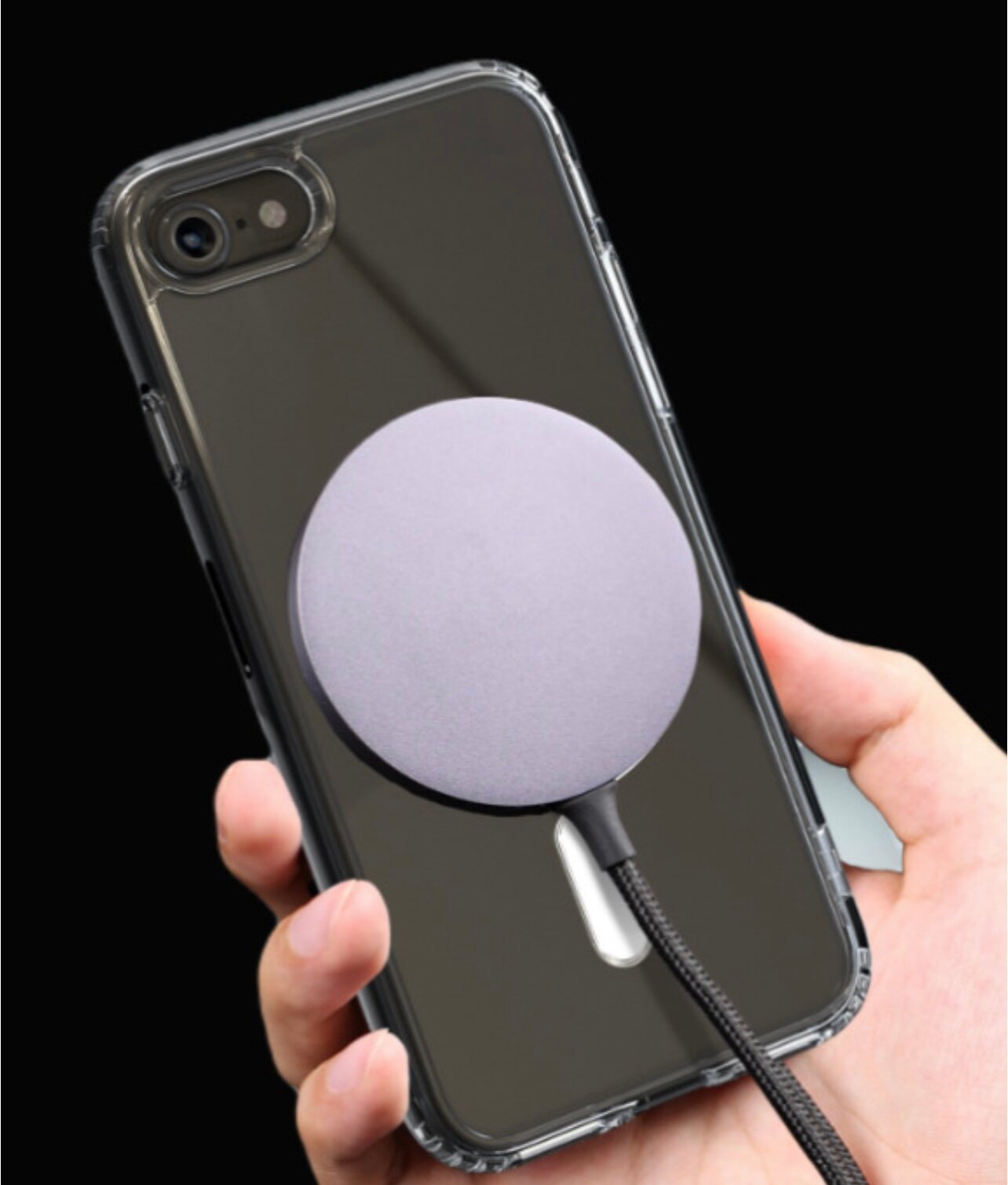 Чехол магнитный с функцией MagSafe для iPhone 7 / 8 / SE 2020 / Противоударный чехол с магнитным креплением — фото 1