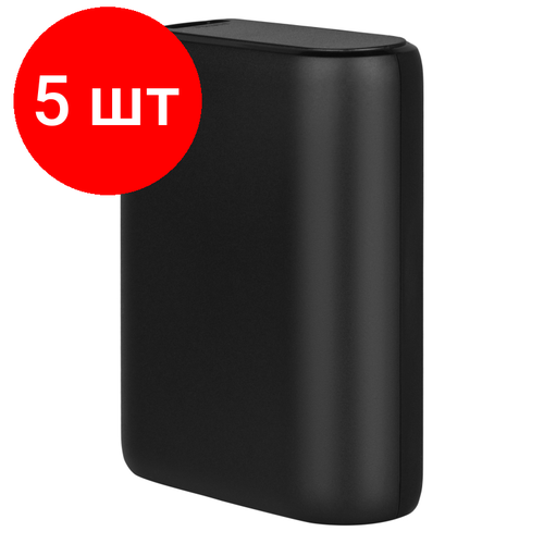 Комплект 5 штук Внешний аккумулятор 10000 mAh TFN Power Era 10 PD черTFN TFN-PB-253-BK 2286400₽