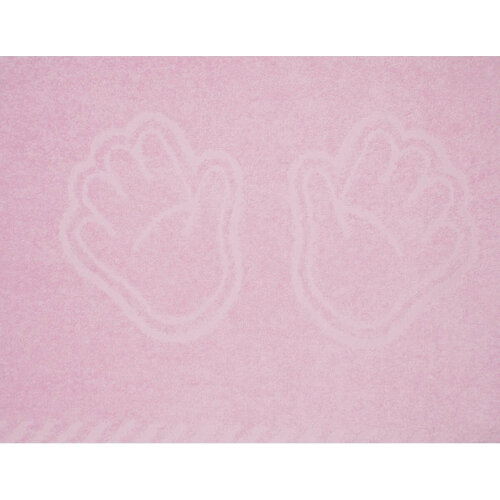Полотенце махровое ручки/ножки - ручки пастельно-розовые 35х60