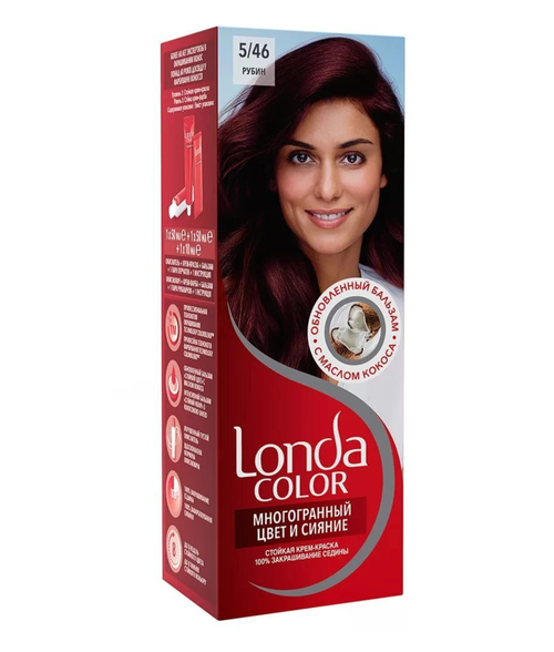 Лонда / Londa Color - Крем-краска для волос тон 5/46 Рубин 60 мл