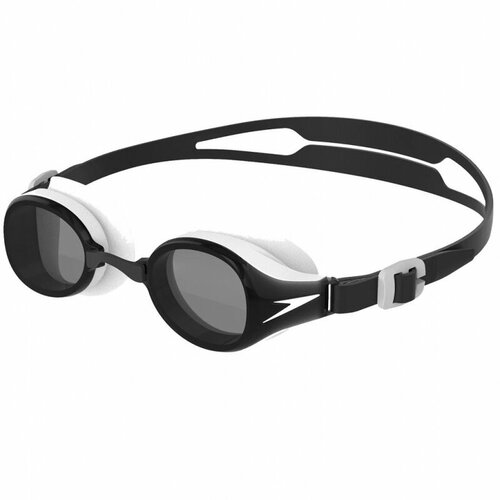 фото Очки для плавания детские speedo hydropure jr, арт. 8-126727988, дымчатые линзы, прозрачная оправа