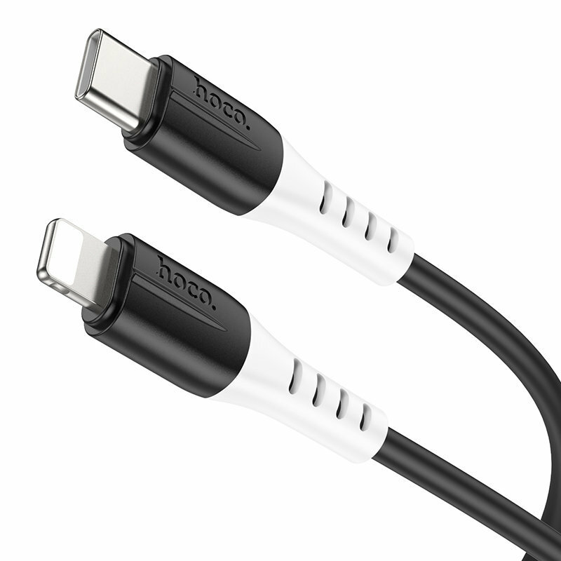 Зарядный кабель Hoco X82 Type-C to Lightning PD Premium, 1м, чёрный