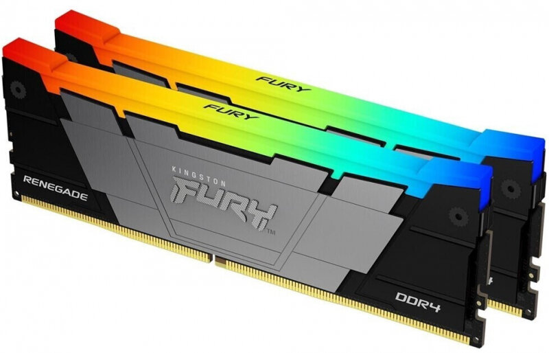 Kingston 64GB 3200MHz DDR4 CL16 DIMM (Kit of 2) FURY Renegade RGB