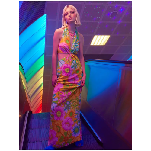 Сарафан размер 42, желтый, оранжевый