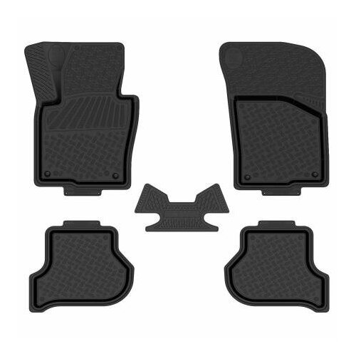 Коврики в салон резинаSkoda Octavia II седан, универсал 2004-2012 REZKON 1030010100