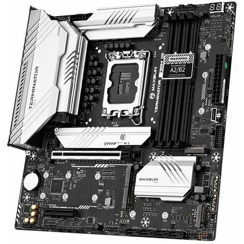 Материнская плата Maxsun LGA1700 1*PCIEx16, 1*PCIEx4, 5*M.2 , 4*SATA3, HDMI+DP, mATX, 4*DDR5