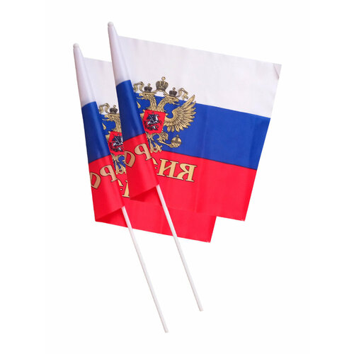Флаг РФ, триколор маленький (набор 5 шт)