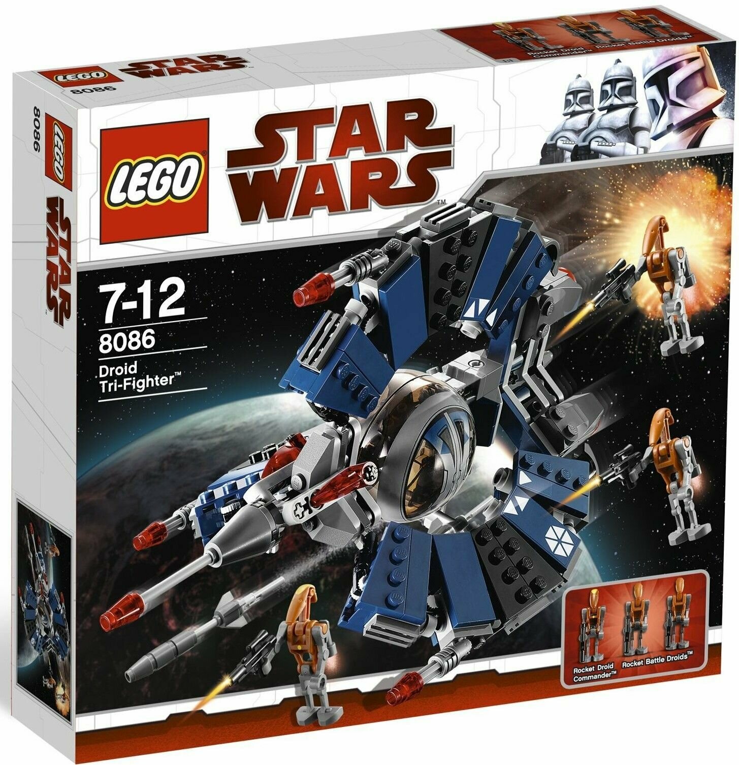 Конструктор LEGO Star Wars 8086 Три-истребитель дроидов