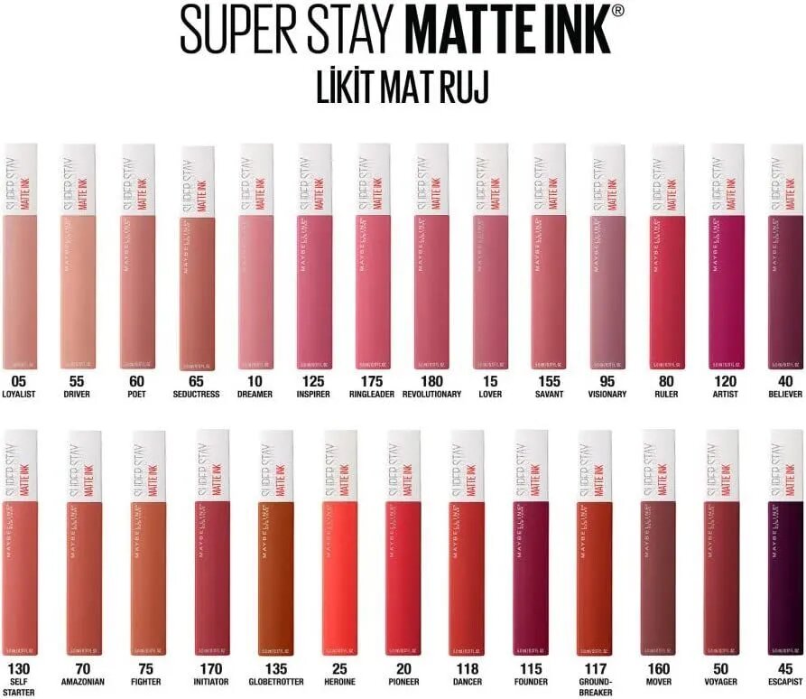 Суперстойкая жидкая помада для губ Maybelline New York Super Stay Matte Ink матовая оттенок 10 Мечтатель 5мл - фото №10