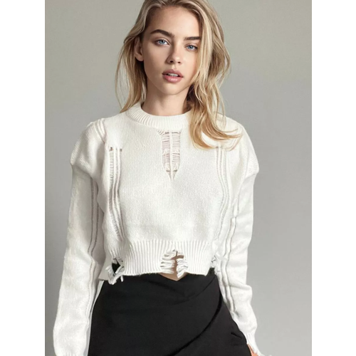 фото Свитер, размер s, белый без бренад