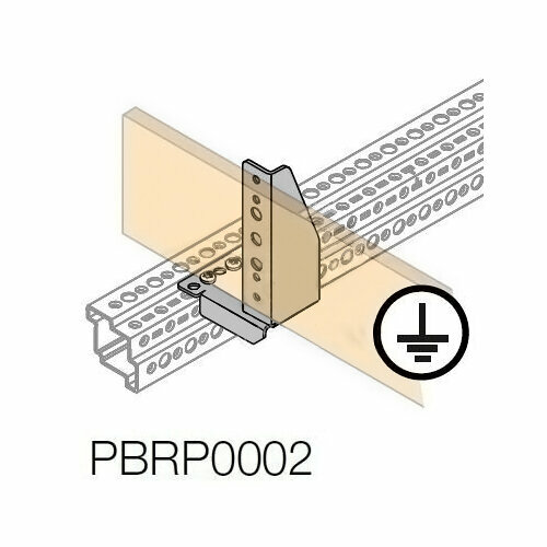 Держатель для шины PE, (2 шт.), ABB 1STQ001554B0000 (1 шт.)