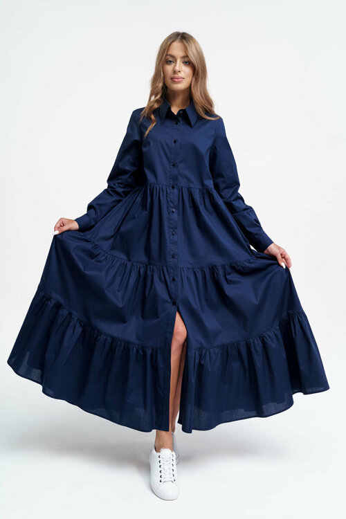 Платье PLP, размер 40/46, синий