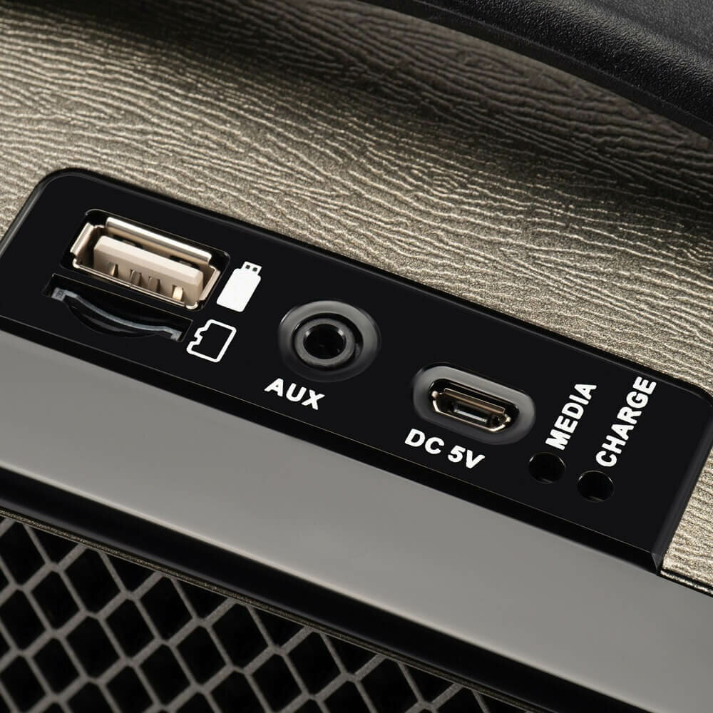 Радиоприемник HYUNDAI H-PSR156 коричневый USB SD/microSD (настольный) — фото 15