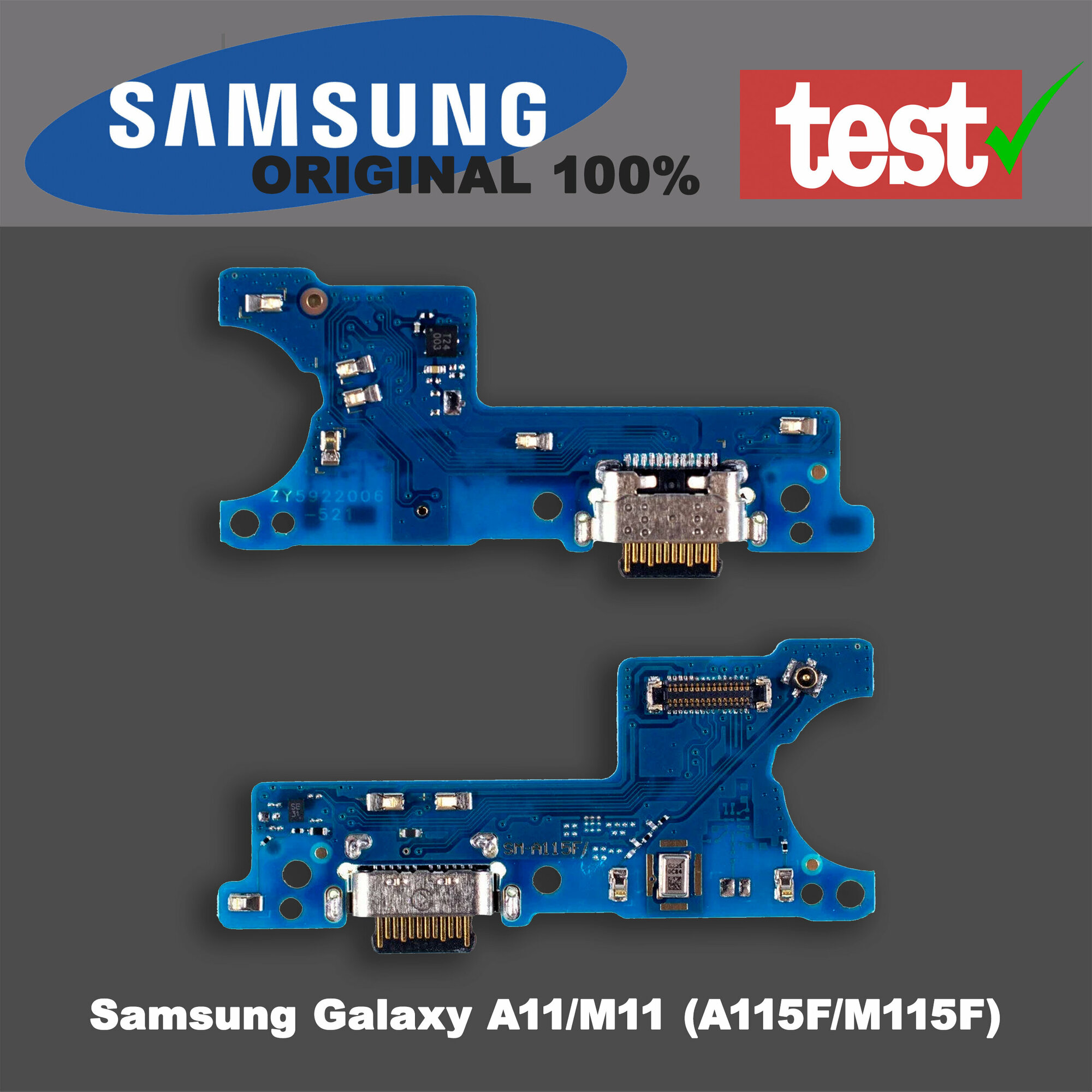 Нижняя Плата (шлейф) на Samsung Galaxy A11/M11 (A115F/M115F)
