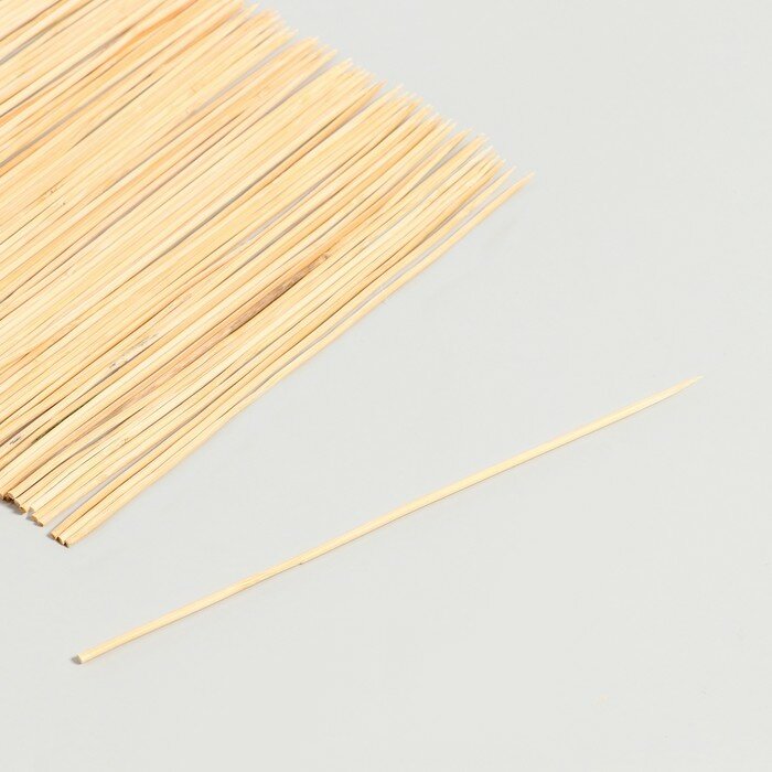 Набор деревянных палочек для декора 100 шт 1х9х20 см