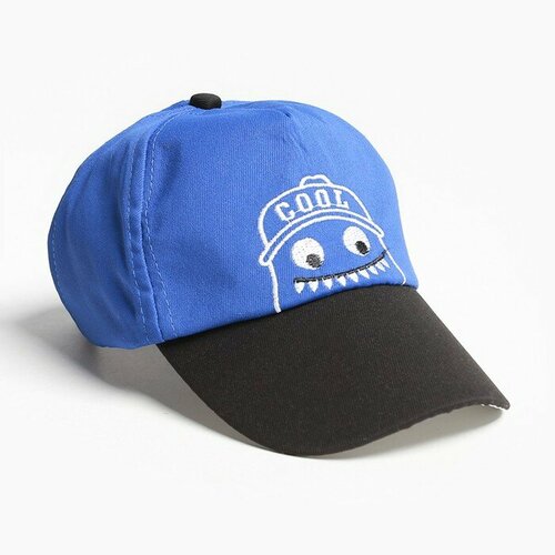 шапка minaku размер 48 50 синий Кепка Minaku, размер 48/50, синий