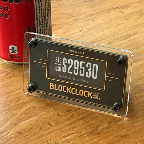 Биржевой тикер BLOCKCLOCK micro