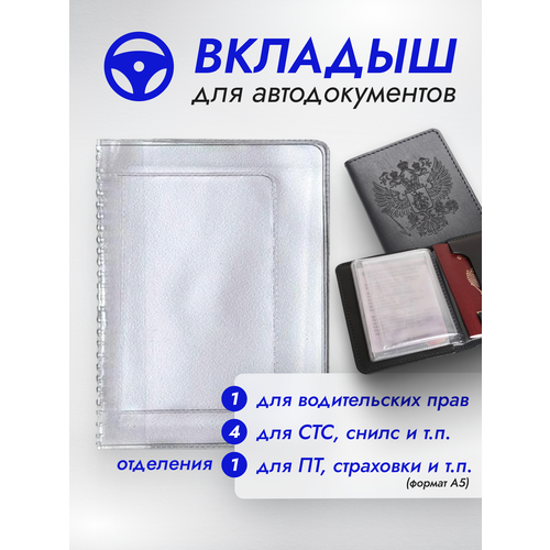 Документница для автодокументов Stefanidi, голубой