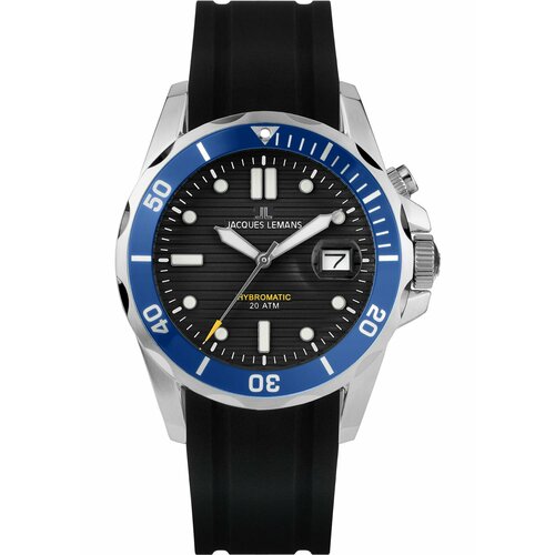 фото Наручные часы jacques lemans hybromatic, синий