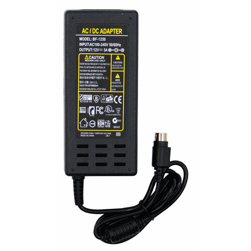 Блок питания для монитора LCD 4 pin male 12V 5A 60W без сетевого кабеля тип подключения - трапеция 114000₽