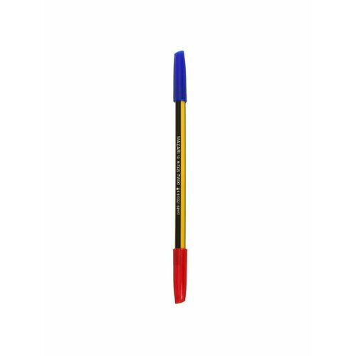 Ручка шариковая двусторонняя Mazari Twixi 1.0 мм синяя + к