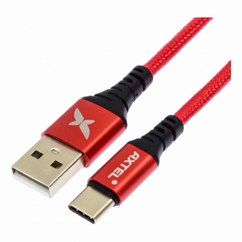 Кабель USB-Type-C, 1 м, красный