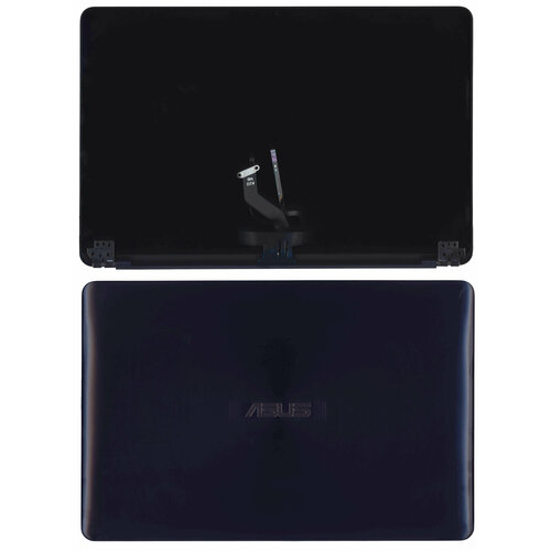 Крышка для Asus Zenbook UX550GD UHD с тачскрином синяя крышка в сборе с матрицей для asus zenbook ux550gd fhd синяя 1920x1080 full hd глянцевая