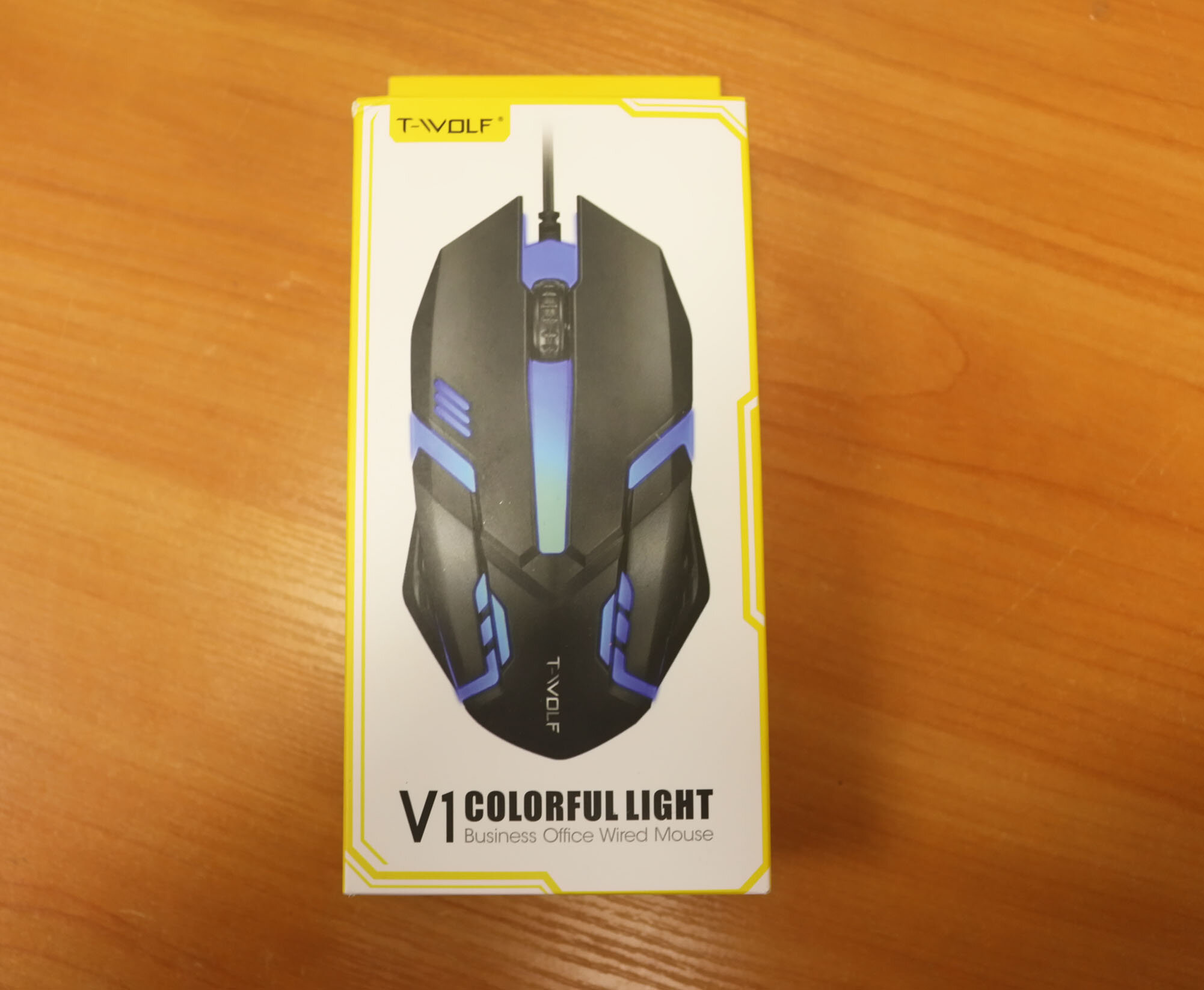 Новая USB мышь T Wolf V1 colorful light LED RGB