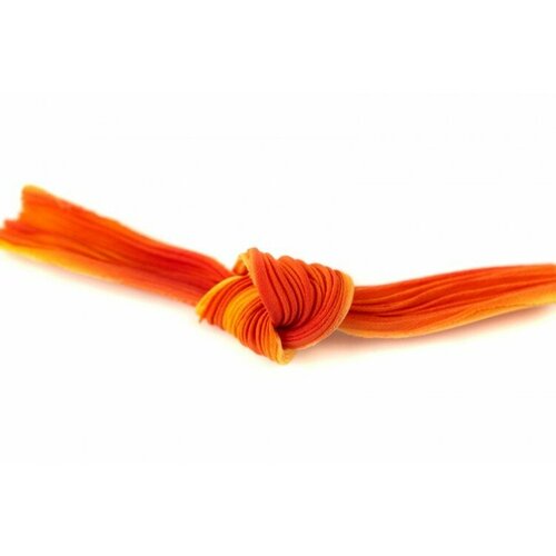Лента шелковая Шибори ширина 12см цвет 056 оранжевый 20см 422₽