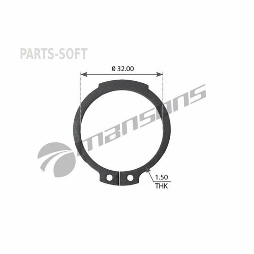 MANSONS CR03 CR03MNS_стопор пальца торм. колодки ! d32x1.5mm \SAF/DAF/Volvo