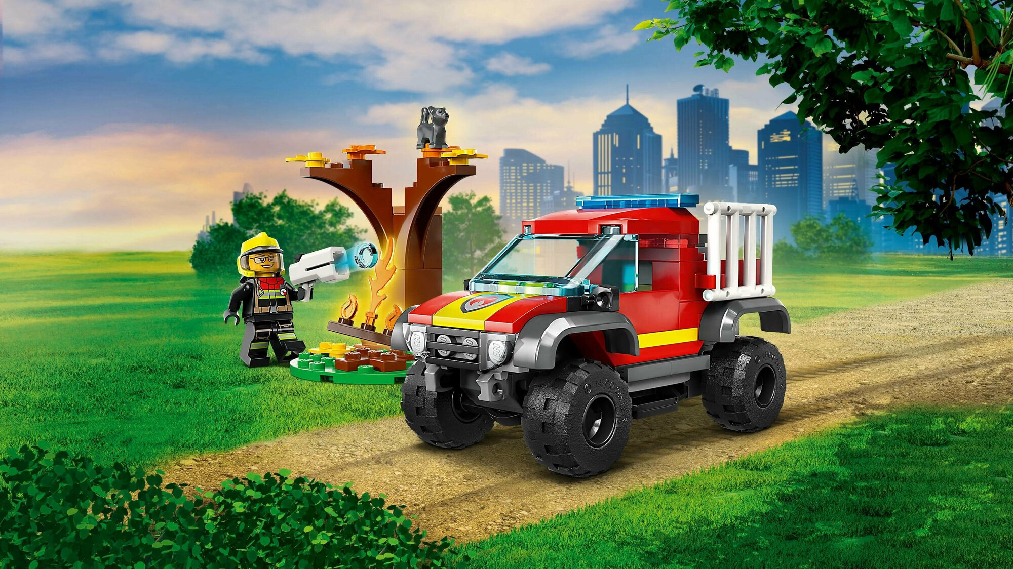 Конструктор LEGO Спасательный джип, 97 деталей - фото №8