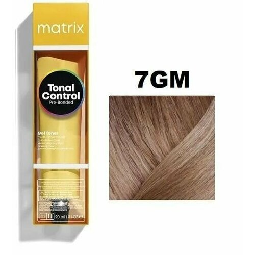 Купить Matrix Tonal Control Гелевый тонер с кислотным РН для волос 7GM блондин золотистый мокко 90мл