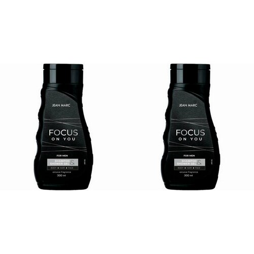 Jean Marc Гель-шампунь для душа Focus on You, мужской, 300 мл, 2 шт.