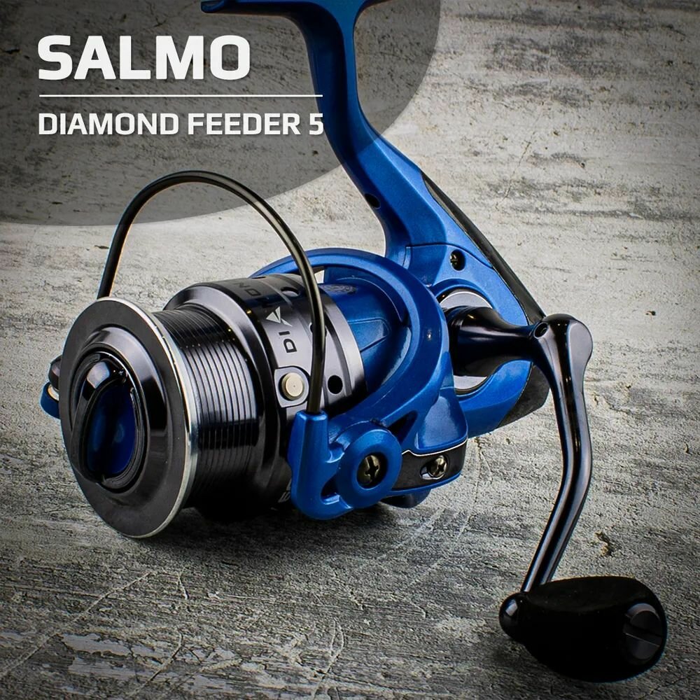 Катушка Salmo Diamond Feeder 5 4000FD безинерц. голубой (5040FD) - фото №11