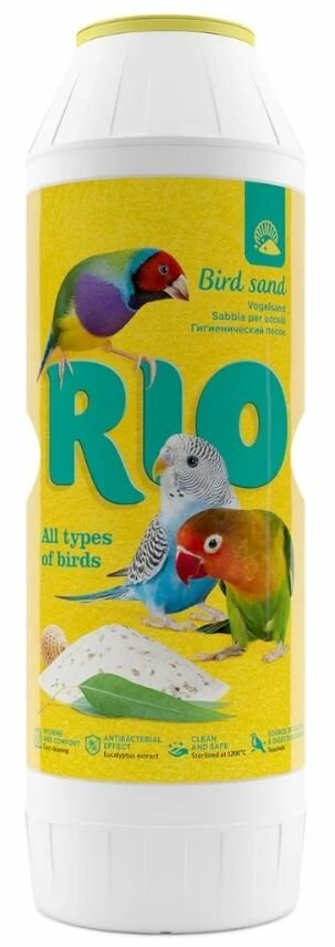 RIO Гигиенический песок для птиц, 2 кг, 2 уп