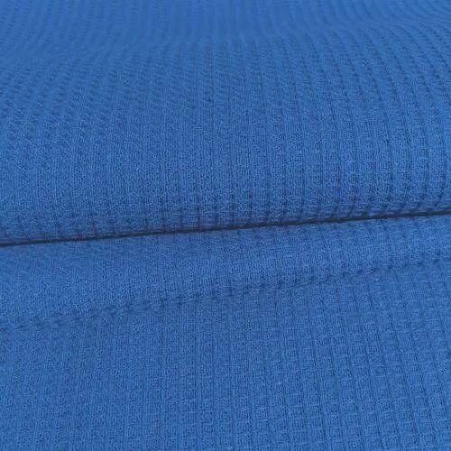 Полотенце вафельное кухонное однотонное Васильковое 50*63 см