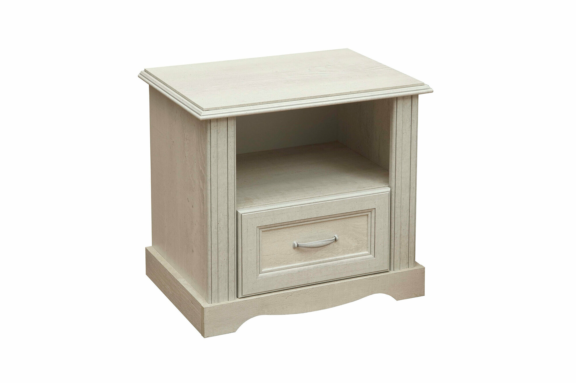 фото Тумба прикроватная Олимп Сохо 32.17 бетон пайн белый 55x37.4x51.8 см